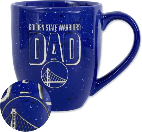 Vista 87 de Rico Industries NBA 16 oz Team Color Laser Engraved Speckled Ceramic Coffee Mug 3-Color del