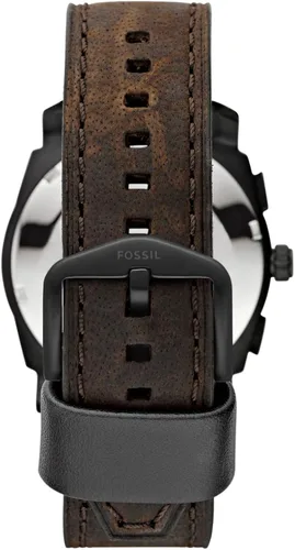 Vista 3 de Fossil Machine - Reloj cronógrafo de cuarzo con caja de acero inoxidable para hombre