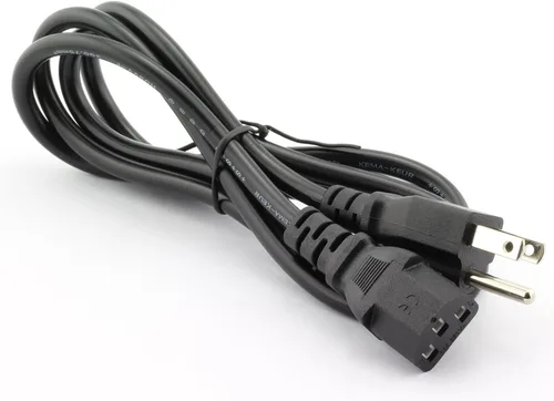Vista 3 de Paquete de 3 cables universales de alimentación de CA de 3 pies para computadora de escritorio