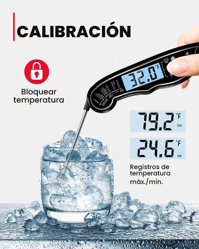 Vista 4 de TEMOLA Termómetro de carne, termómetro de lectura instantánea