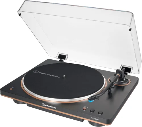 Vista 2 de Audio-Technica AT-LP70XBT Tocadiscos Inalámbrico (Negro/Bronce)
