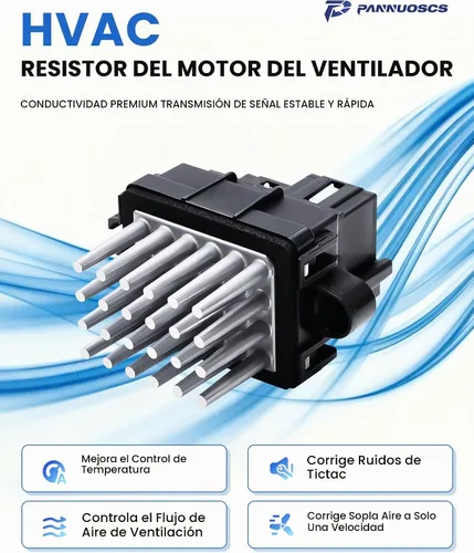 Vista 8 de Resistencia de motor soplador compatible con selectos Chevy Silverado Suburban Tahoe Camaro Equinox/GMC Sierra