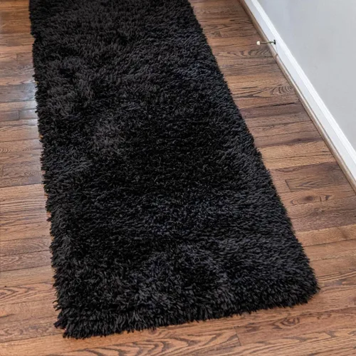 Vista 30 de Rugs.com - Alfombra de la colección Infinity, alfombra de pelo mullido sólida de 2 x 3 pies, color azul Egeo, perfecta para salas de estar