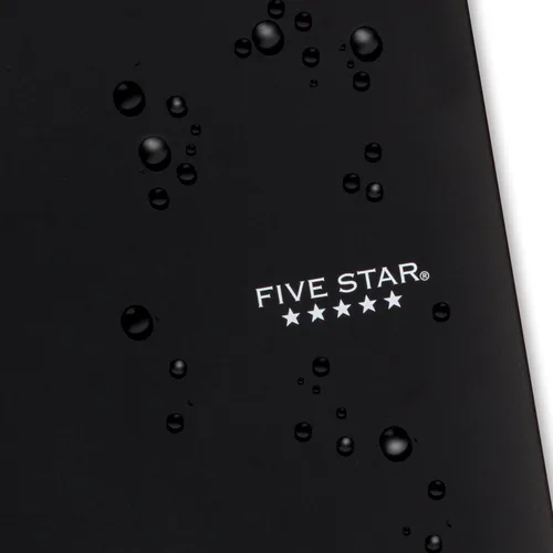 Vista 5 de Five Star Cuaderno de espiral + aplicación de estudio, 5 materias, papel rayado universitario, 11 x 8-1/2 pulgadas, 200 hojas, negro y verde bosque