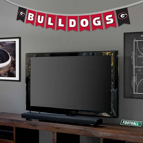 Vista 4 de Banderines de cuerda de Georgia Bulldogs