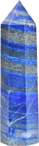 Vista 11 de Torre Obelisco de Piedra de Sangre de África Grande Varita de Punta de Cristal Curativo Natural de 6 Facetas Reiki Meditación Decoración del Hogar