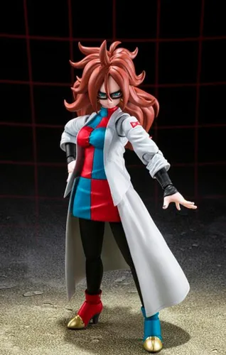 Vista 2 de Bandai Tamashii Nations Dragon Ball FIGHTERZ – Android 21 – Figura S.H.Figuarts – 5.9 in