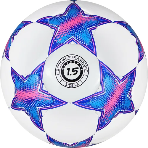 Vista 9 de Balón de fútbol Runleaps tamaño 1.5 y tamaño 3 y tamaño 4 y tamaño 5 para niños y adultos, pelotas de juguete con patrón de estrellas