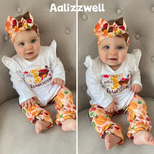 Vista 2 de Aalizzwell Traje de Navidad para bebés y niñas