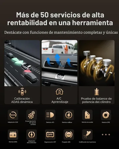 Vista 6 de TOPDON ONE Herramienta de escaneo bidireccional, herramienta de diagnóstico profesional de 10.1