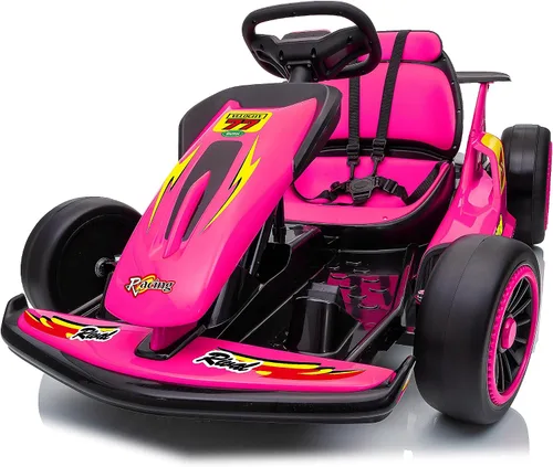 Vista 13 de Go-Kart eléctrico de deriva para niños de 6 a 12 años, motor de 400 W de Azul