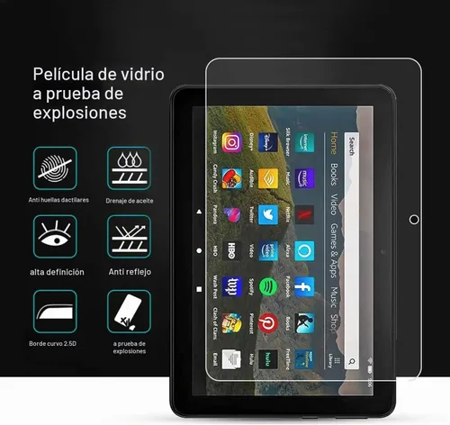 Vista 3 de Protector de pantalla para tableta de 7 niños (versión 2022), protector de pantalla de vidrio templado para tableta de 7 pulgadas, paquete de 2