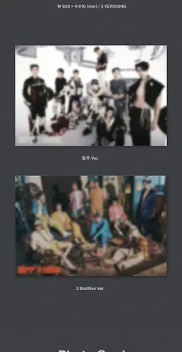 Vista 7 de NCT 127 - Juego de portada de 2 Baddies 4to álbum Photobook Versión 2 Juego de portada CD+1p póster plegable en paquete+folleto+1p postal+1ea