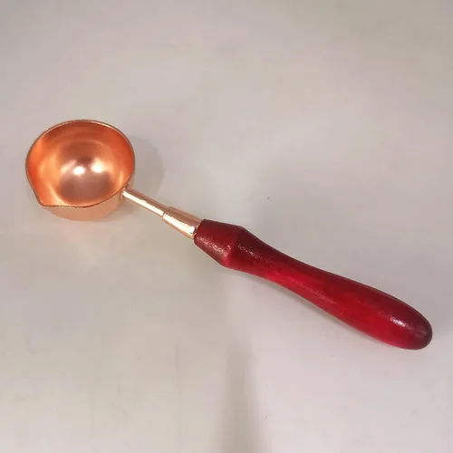 Vista 3 de EatingBiting Calentador de cera de madera, kit de cuchara derretida, palos de cera, herramienta de horno de fusión, olla de estufa, sello de cera
