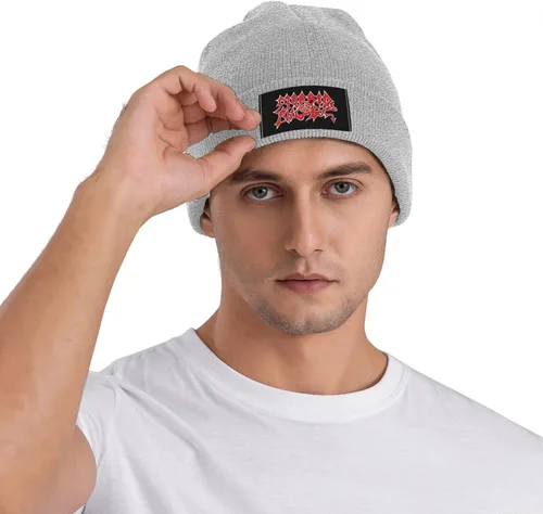 Vista 5 de Beanies for Mens Womens - Basic Unisex Cuffed Skull Caps Knitted Winter Hat Classic Sleep Hats for Hiking Gardening