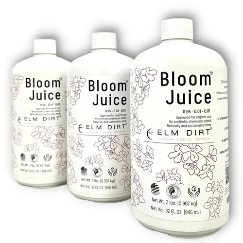Vista 9 de Elm Dirt 's Bloom Juice para todas las plantas con flores (botella de 1-32 onzas)