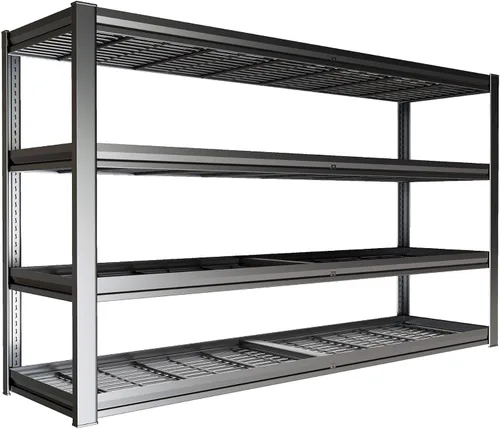 Vista 12 de Estantería de garaje de 65 pulgadas de ancho, 65 pulgadas de ancho x 20 pulgadas de profundidad x 84 pulgadas de alto, estantes de almacenamiento