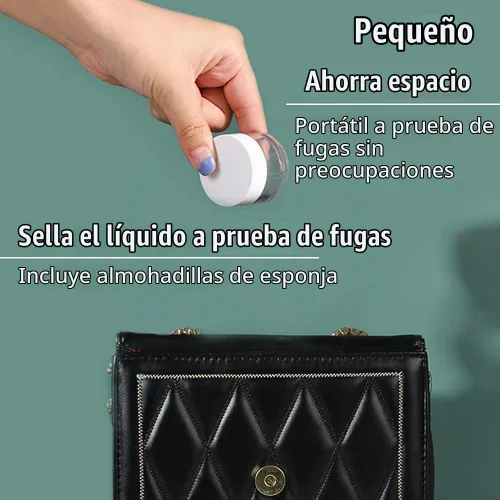 Vista 6 de 20 frascos vacíos de plástico de 2 onzas con tapas (blanco, blanco), recipientes de almacenamiento recargables de boca ancha para cosméticos