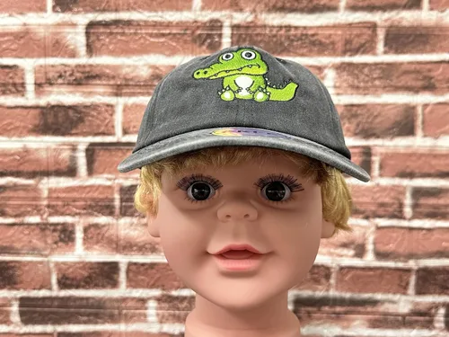 Vista 6 de Gorras de béisbol bordadas con animales para niño y niña