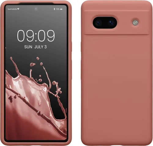 Vista 60 de kwmobile Funda Compatible con Google Pixel 6 Pro - Funda de Teléfono de Silicona TPU con Acabado Suave - Azul Caribe