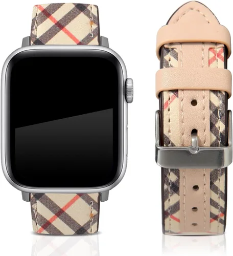 Vista 9 de Correa de diseñador compatible con Apple Watch S11 de 1.654 in y 1.811 in, 1.496 in, 1.575 in, 1.614 in, 1.732 in, 1.772 in y 1.929 in, correa