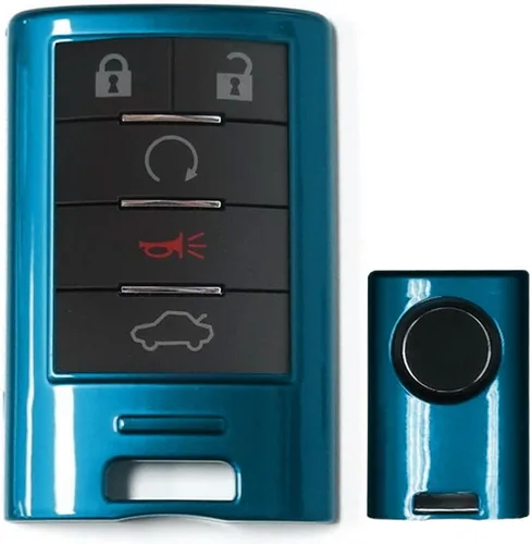 Vista 13 de iJDMTOY Exact Fit - Carcasa para llave de control remoto inteligente, color negro brillante, compatible con Cadillac ATS CTS DTS XTS Escalade