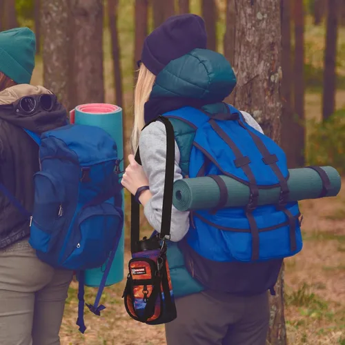 Vista 4 de [Usado] NATURE PIONEOR Water Bottle Holder with Strap for 25oz/32oz/40oz/64oz