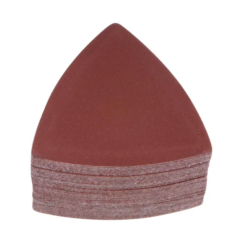 Vista 17 de HARFINGTON 60 piezas de papel de lija triangular de gancho y bucle, 40 granos, almohadillas de lijado de óxido de aluminio de 3-1/8 pulgadas, papel