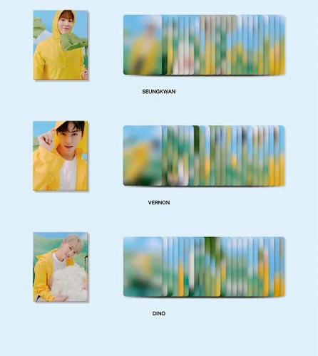 Vista 5 de (CARAT Ver.) SEVENTEEN [SEVENTEENTH HEAVEN] 11º Mini álbum (SEUNGKWAN Ver.) K-POP SELLADO