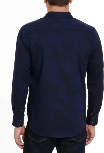 Vista 5 de Robert Graham Camisa tejida con cortador de niebla LS para hombre