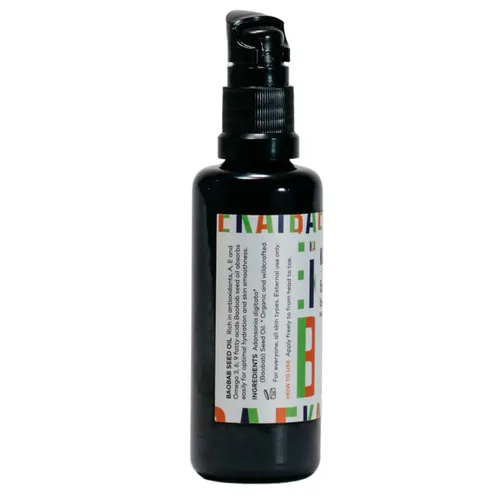 Vista 2 de Aceite de baobab orgánico Hidratante para cabello y piel Apto para microbiomas Prensado en frío y elaborado en el medio silvestre Vegano