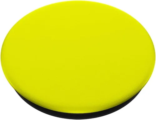 Vista 2 de PopSockets Agarre para teléfono con soporte expansible - PopSockets amarillo neón intercambiable PopGrip