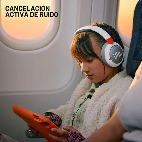 Vista 5 de JBL Junior 470NC - Auriculares para niños con cancelación - Rosa