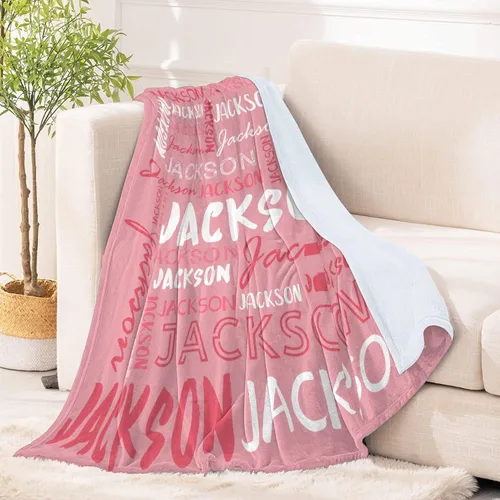 Vista 4 de OLIVE OLIVIA Mantas personalizadas para niños con nombres, mantas personalizadas con nombre para adultos, manta personalizada, regalo