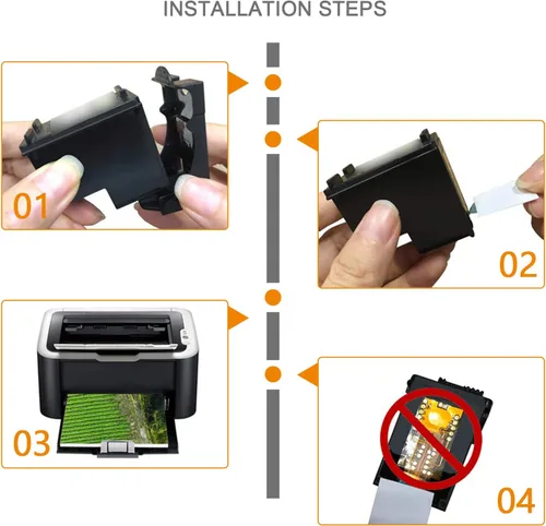 Vista 4 de Inktopia Cartucho de tinta de repuesto compatible para Canon PG 245XL 246XL (2 negro 1 tricolor) 245 XL utilizado en impresora PIXMA iP2820 MG2420