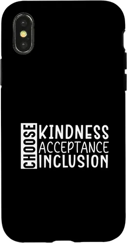 Vista 5 de Choose Kindness Acceptance Inclusion Orange Day Case for iPhone 17