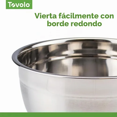 Vista 4 de Tovolo - bol para mezclar de acero inoxidable