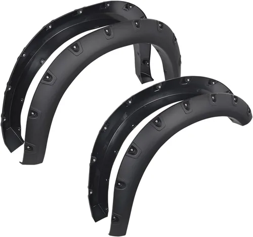 Vista 7 de CHEDA Aletas de parachoques, Compatible con Chevy Silverado 1500/2500HD/3500HD 2007 2008 2009 2010 2011 2012 2013 78.7” / 97.6” de cama larga, 4