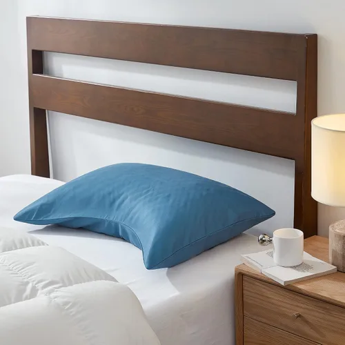 Vista 13 de Sidney Sleep Fundas de Almohada Curvas - Cierre de Cremallera de Longitud Completa - Microfibra Cepillada Suave Premium - Resistente a