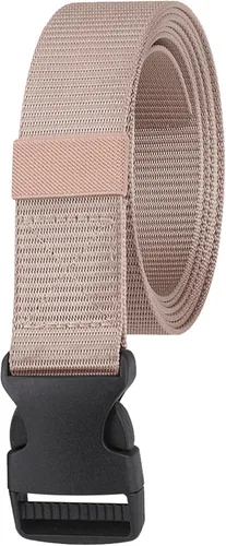 Vista 12 de WedDecor Cinturón de nailon estilo militar, cinturón de lona de 1.5 pulgadas con hebilla de plástico de liberación rápida, deportes al aire libre