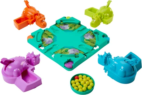 Vista 11 de Hasbro Gaming Hungry Hungry Hippos Dino Edition Juego de Mesa, Juego Preescolar para Edades de 4 Años en Adelante; para 2 a 4 Jugadores
