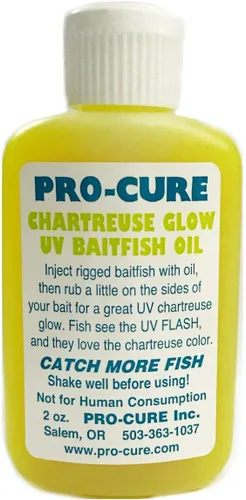 Vista 3 de Pro-Cure Chartreuse Glow - Aceite de cebo UV, 2 onzas