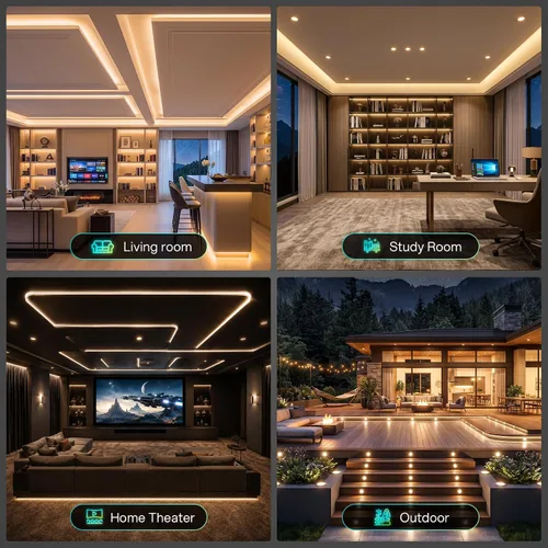 Vista 9 de REYLAX Controlador LED regulable 5 en 1 24 V 60 W, CA a CC 24 V