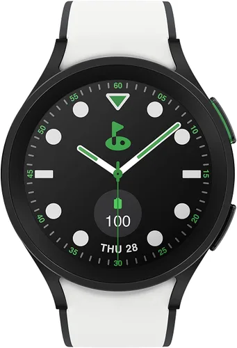 Vista 2 de SAMSUNG Galaxy Watch 5 Pro Golf Edition, reloj inteligente Bluetooth de 1.772in con rastreador de cuerpo, salud, fitness y sueño, batería mejorada