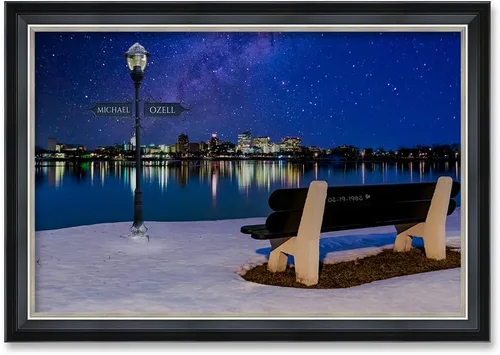Vista 62 de IPIC - Personalized Framed Canvas with Custom Street Sign in Boston Personalized Street Signs with Names, Custom Canvas Print, Boston Sunset
