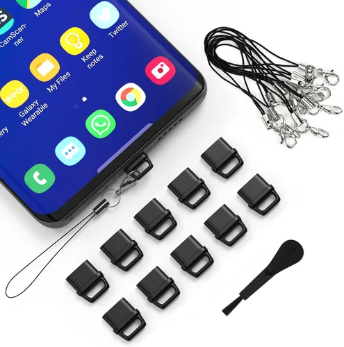 Vista 11 de 20 tapones antipolvo para iPhone 14, 14 Pro Max, 13, 13 Pro Max, 12, 12 Pro Max, 11, 11 Pro, X, XS, XR, 8, 7, iPhone Lightning puerto de carga