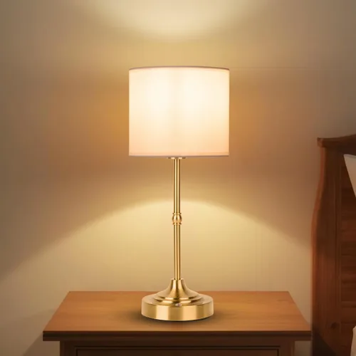 Vista 9 de Lámpara de Mesa Recargable Inalámbrica, Luz Cálida de Escritorio, Lámparas Táctiles Inalámbricas con Brillo Regulable Sin Escalones y Pantalla