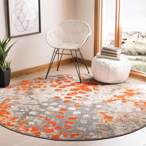 Vista 37 de SAFAVIEH Colección Madison - Alfombra de pasillo, 2'2" x 6', color fucsia y oro, diseño bohemio abstracto envejecido, no desprende pelusa y fácil