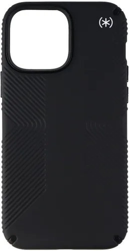 Vista 2 de Presidio2 Grip - Funda compatible con MagSafe iPhone 13 Pro Max, color negro y blanco