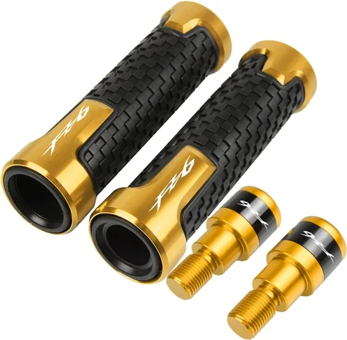 Vista 6 de Para Yamaha FZ6/FZ6R/FAZER FZ 6 R 6R FZ6 FZ 6 Motocicleta 7/8" 0.866 in Manillar Extremos Puños Slider Manillar Barra Extremos Tapones (Color: 1)